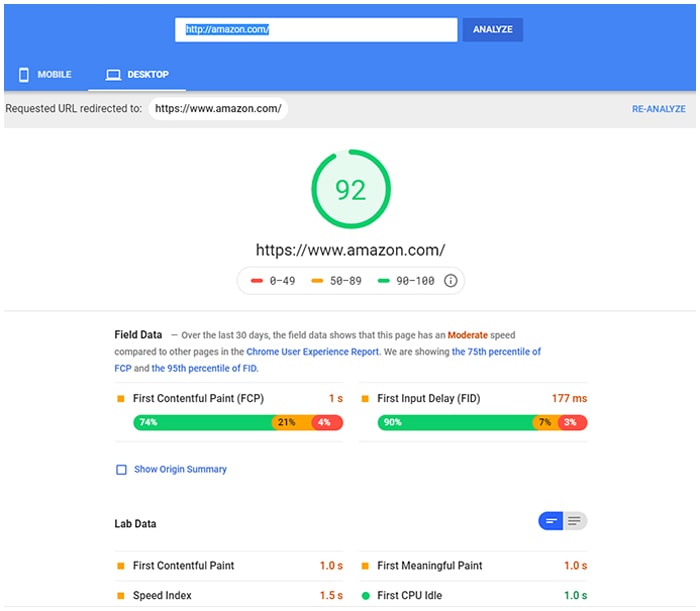 ابزار سئو Google PageSpeed Insights ابزار سئو Google PageSpeed Insights
