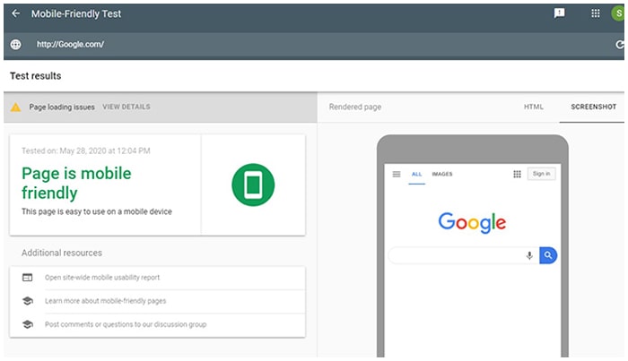 ابزار سئو Google Mobile-Friendly Test ابزار سئو Google Mobile-Friendly Test