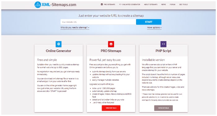 ابزار سئو XML-Sitemaps ابزار سئو XML-Sitemaps