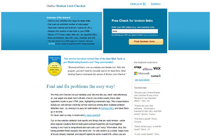 ابزار سئو Brocken Link Checker ابزار سئو Brocken Link Checker