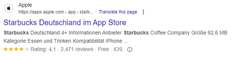 نمونه ریچ اسنیپت استفاده شده در سایت Apple نمونه ریچ اسنیپت استفاده شده در سایت Apple