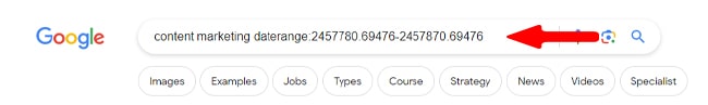 جستجو بر اساس یک بازه زمانی (اپراتور :daterange) جستجو بر اساس یک بازه زمانی (اپراتور :daterange)