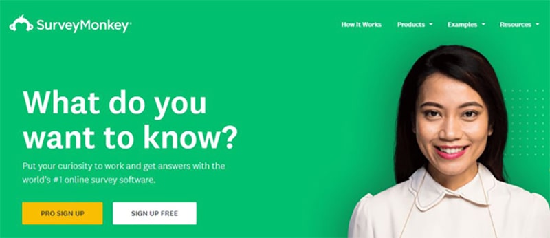 ابزارهایی مثل SurveyMonkey به شما کمک میکنند که آگاهی و اطلاعات بسیار خوبی از طریق دادههای کیفی به دست بیاورید. ابزارهایی مثل SurveyMonkey به شما کمک میکنند که آگاهی و اطلاعات بسیار خوبی از طریق دادههای کیفی به دست بیاورید.