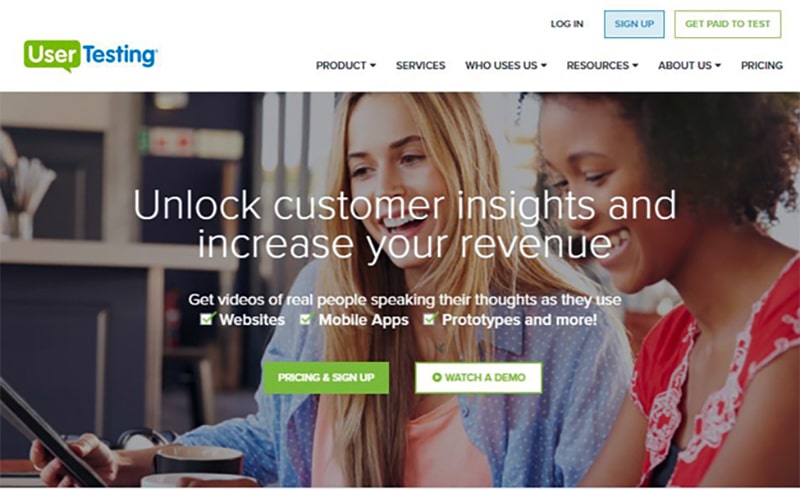 Usertesting.com انجام آزمایشهای کاربردپذیری توسط کاربر را برای شما ساده میکند. Usertesting.com انجام آزمایشهای کاربردپذیری توسط کاربر را برای شما ساده میکند.