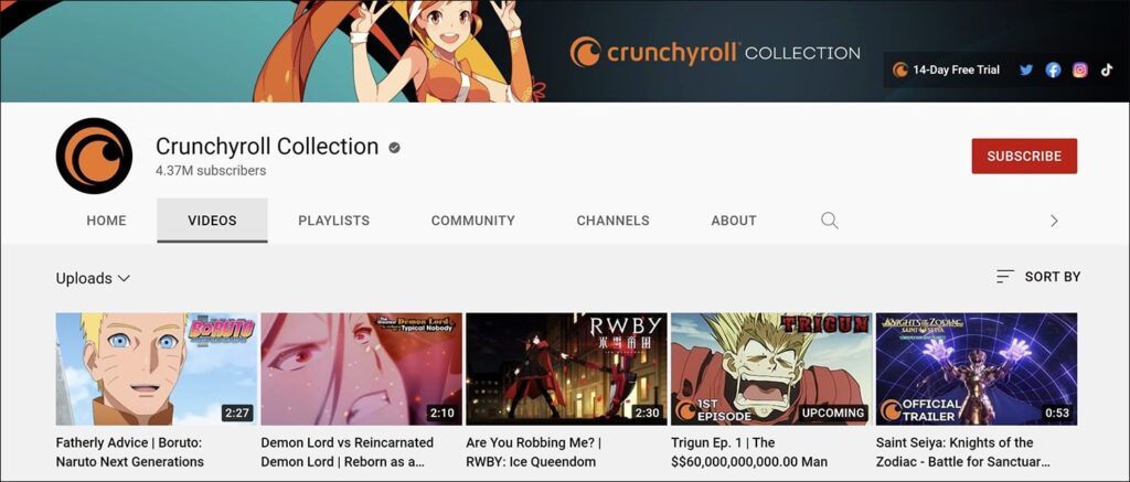 مجموعههای کرانچی رول (Crunchyroll) مجموعههای کرانچی رول (Crunchyroll)